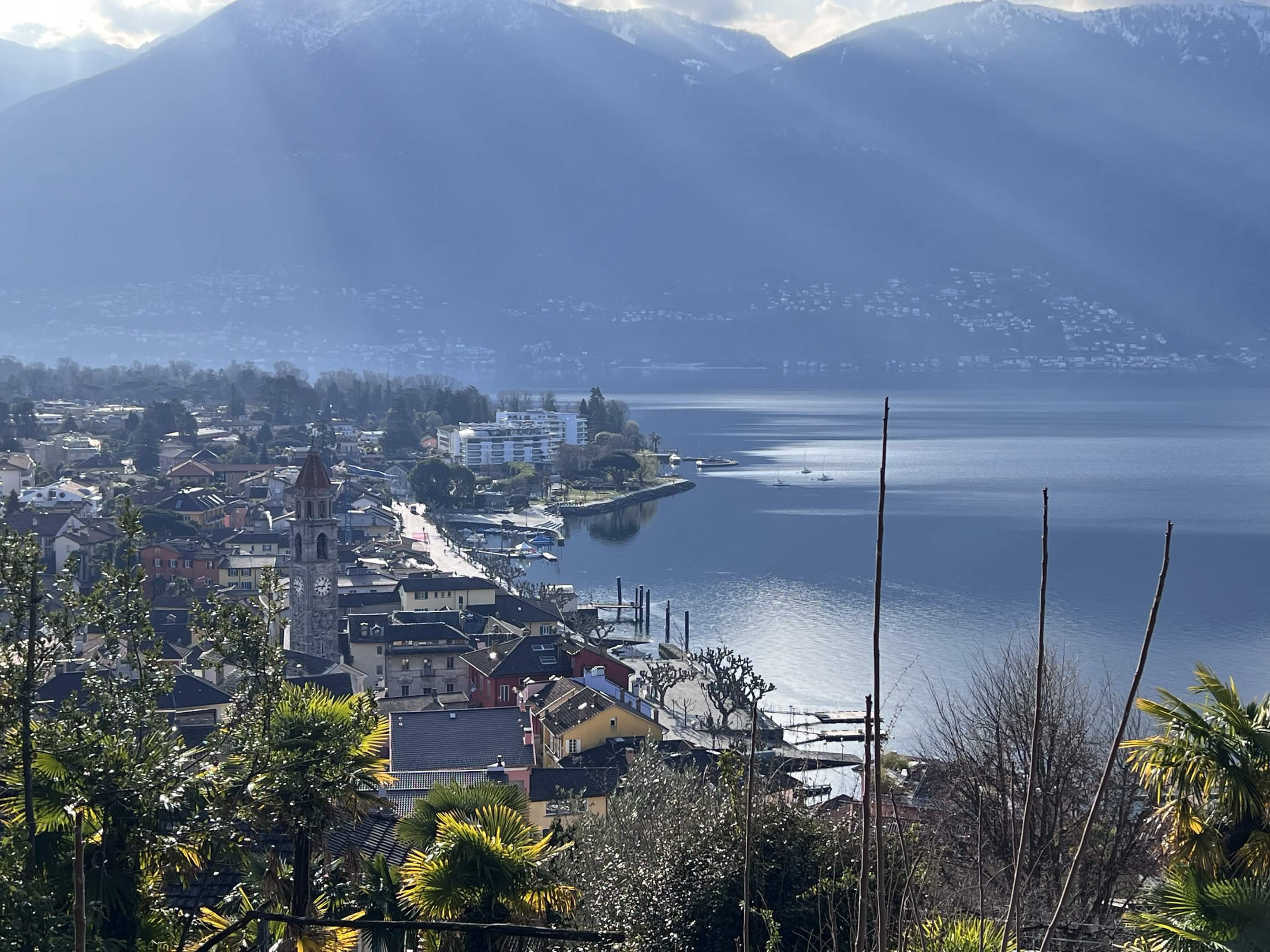 View over Ascona from Monte Verità